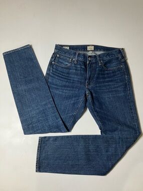 J. Crew | 484 Slim Straight Indigo Blue Jeans